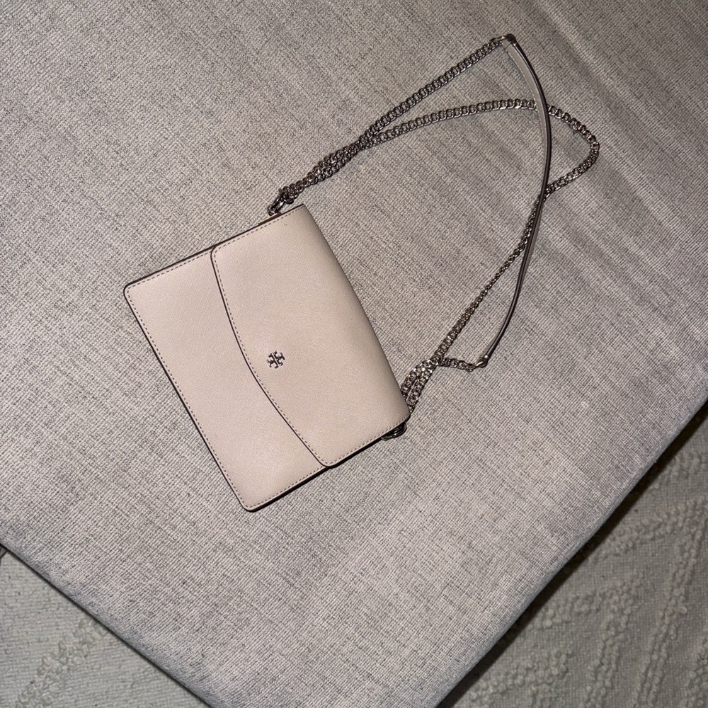 Tory Burch Taupe Crossbody Bag